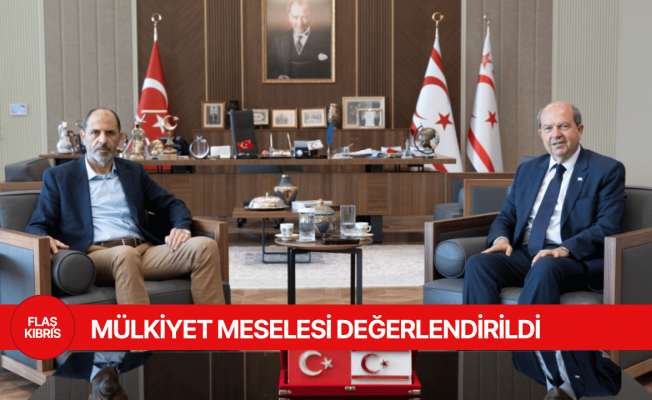 Cumhurbaşkanı Tatar, Özersay’ı kabul etti