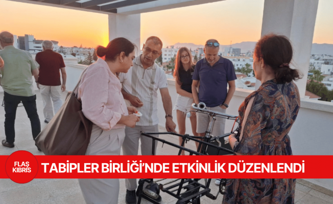 Dünya Bisiklet Günü nedeniyle Tabipler Birliği’nde etkinlik düzenlendi
