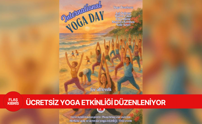 Girne Belediyesi cumartesi günü ücretsiz yoga etkinliği düzenliyor