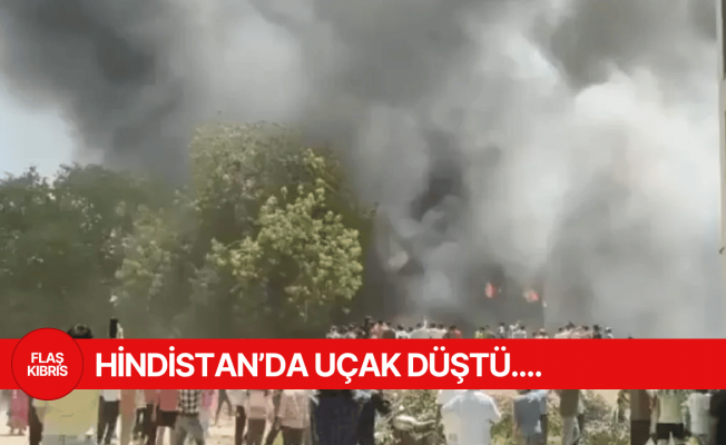 Hindistan'da 242 kişilik yolcu uçağı yerleşim bölgesine düştü!