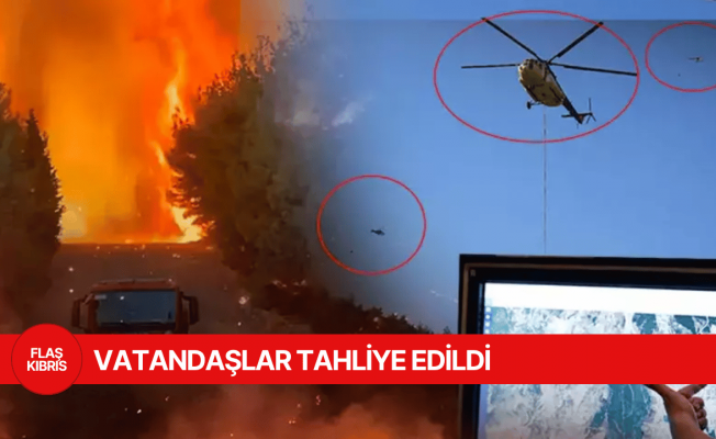 İzmir'deki orman yangınında 2'nci gün