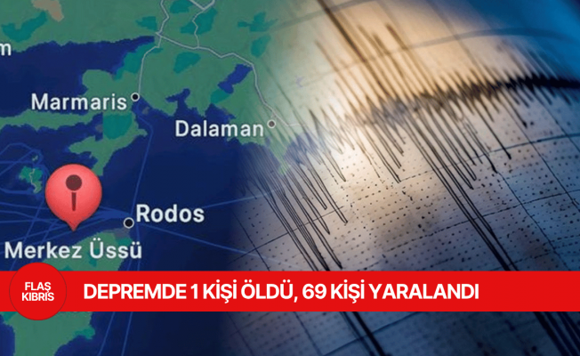Muğla Marmaris'te 5.8 büyüklüğünde deprem