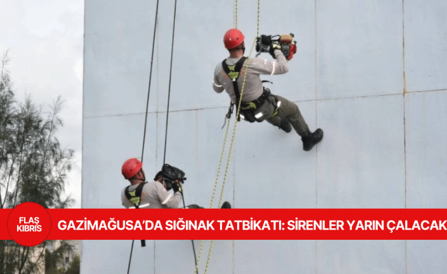 Sığınak tatbikatı düzenlenecek