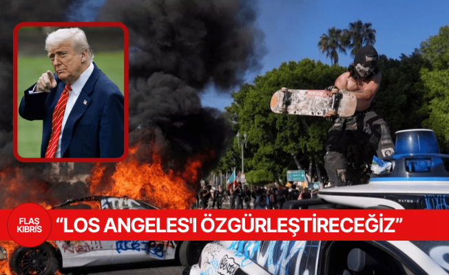 Trump'tan göçmen protestosuna sert çıkış...