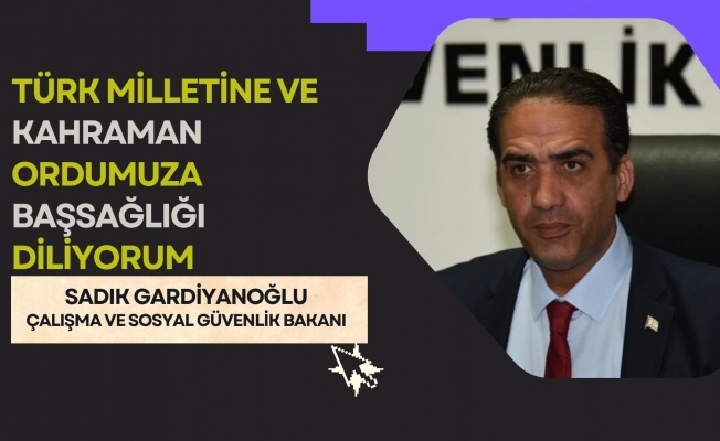 Gardiyanoğlu Türkiye'nin acısını paylaştı Gardiyanoğlu Türkiye'nin acısını paylaştı