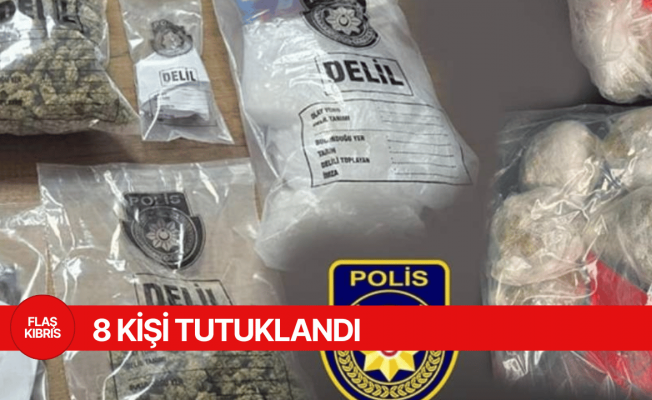 Lefkoşa, Girne, Gazimağusa ve Boğazköy’de uyuşturucu