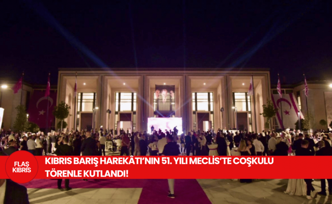 Öztürkler, Barış Harekatı’nın 51. yıl dönümü nedeniyle resepsiyon düzenledi