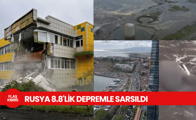 Rusya'nın doğusunda 8,8 büyüklüğünde deprem