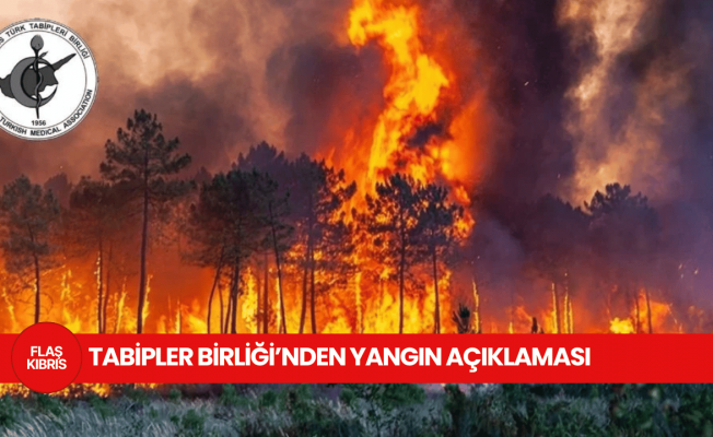 Tabipler Birliği: Orman yangınları, iklim krizinin hayati bir tehdit haline geldiğini bir kez daha ortaya koydu