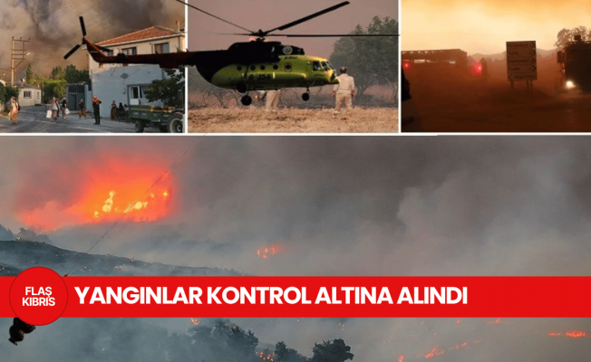 Çanakkale ve Adana yangınları büyük ölçüde kontrol altında