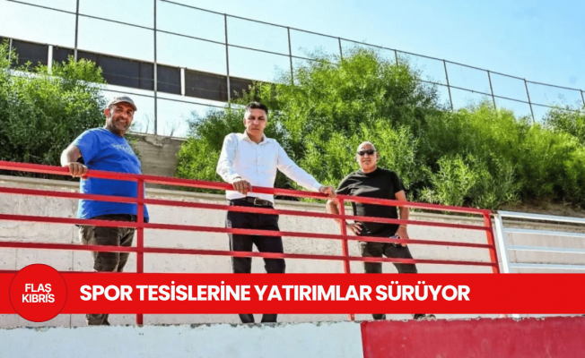 Gönyeli-Alayköy Belediyesi’nin spor tesislerine yatırımı sürüyor