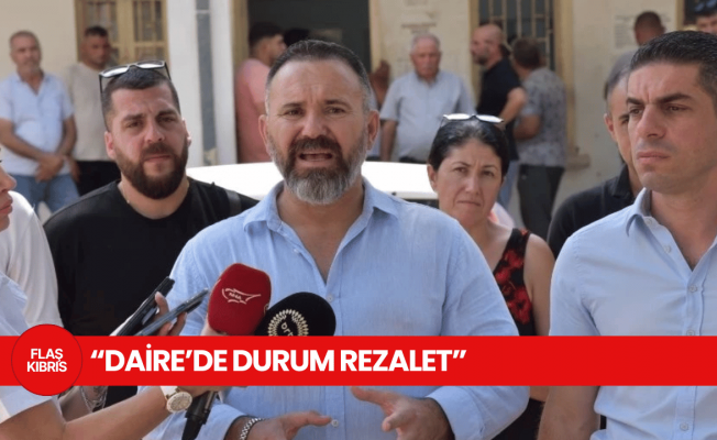 KTAMS, Gazimağusa Gelir ve Vergi Dairesi’nde basın açıklaması yaptı