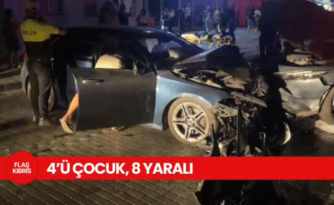Lefkoşa’da feci kaza