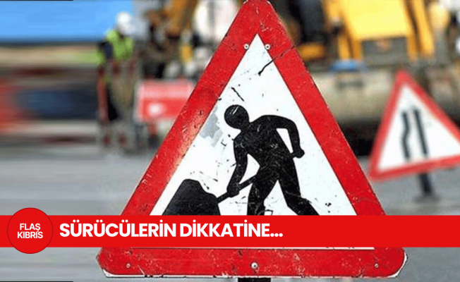 Ortaköy Sivil Savunma Çemberi ile Ortaköy trafik ışıkları arasında yol çalışması