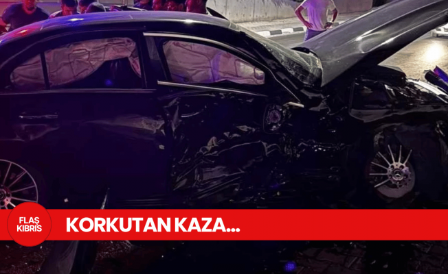 Bellapais yolunda trafik kazası