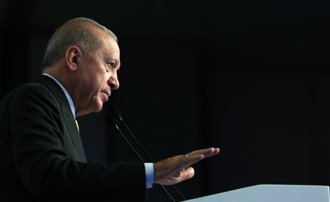 Erdoğan: “Akdeniz'deki kaynaklardan payımıza düşeni alır, kazan kazan ilkesiyle de komşularımızla birlikte iş yaparız”