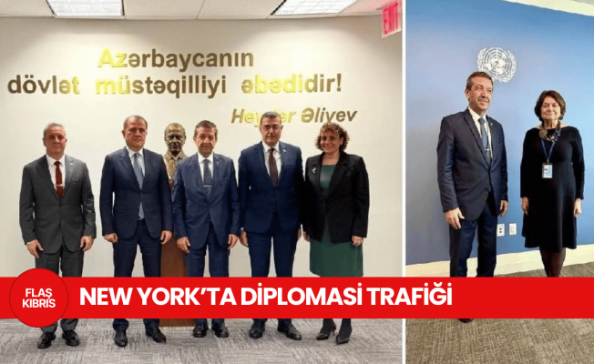 Ertuğruloğlu, New York’ta DiCarlo ve Bayramov ile görüştü