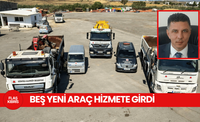 Gönyeli-Alayköy Belediyesi araç filosunu güçlendirdi