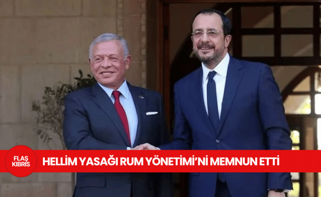 Hristodulidis, Ürdün Kralı’na KKTC’den hellim ithalat yasağından duyduğu memnuniyeti iletti