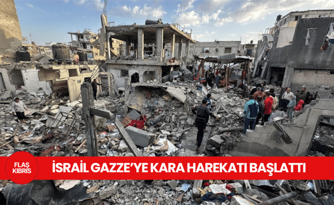 İsrail, Gazze'ye geniş çaplı saldırı başlattı