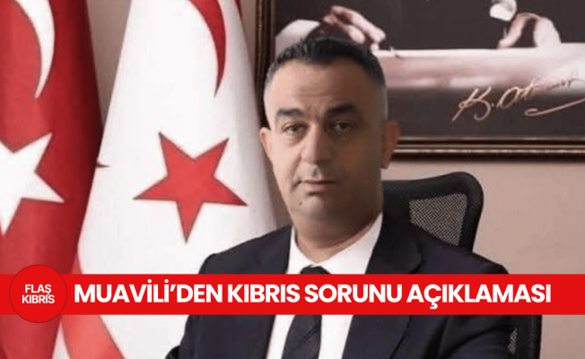 Muavili'den Kıbrıs Sorunu açıklaması