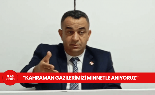 Muvali: Kahraman Gazilerimizi Minnetle Anıyoruz