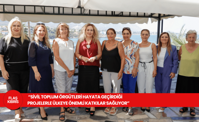 Sibel Tatar, Girne bölgesindeki derneklerle bir araya geldi