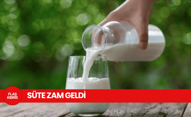 Süte zam geldi