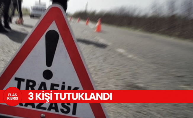 Üç ayrı trafik kazasında 3 yaralı, 3 tutuklu