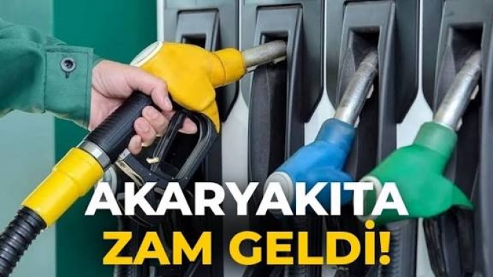 Akaryakıt fiyatlarına zam! Akaryakıt fiyatlarına zam!