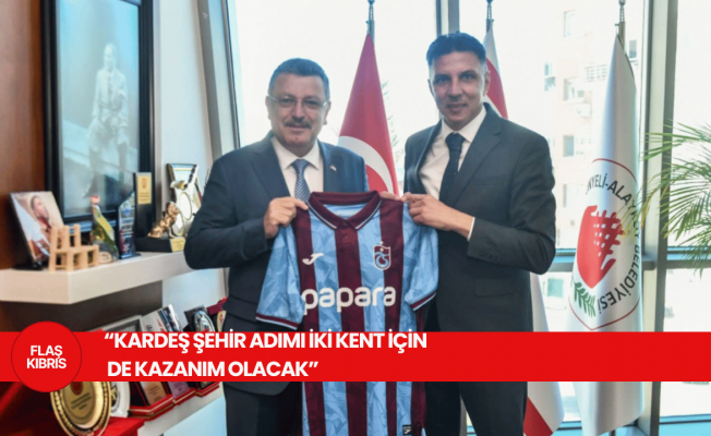 Amcaoğlu, Trabzon Büyükşehir Belediye Başkanı Genç’i ağırladı
