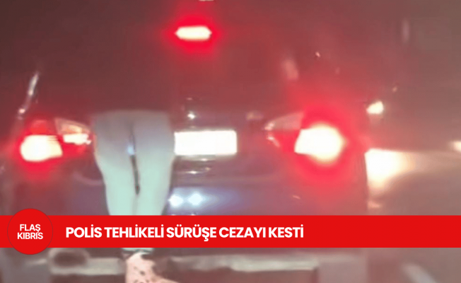 Araca tutunup patenle kaydı: 5 bin 120 TL ceza kesildi! Araca tutunup patenle kaydı: 5 bin 120 TL ceza kesildi!