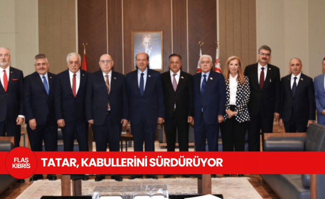 Cumhurbaşkanı Tatar, Azerbaycan, Türkiye ve KKTC Parlamentolar Arası Dostluk Gruplarını kabul etti