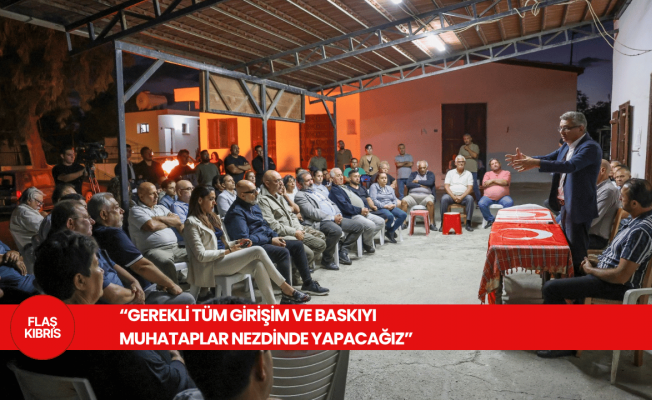 Erhürman: Kıbrıs-Türkiye-Yunanistan’ın barış iklimi tüm bölgeye nefes aldırır