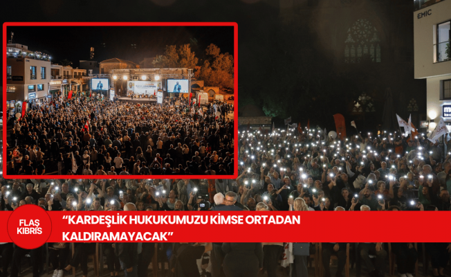 Erhürman: Namık Kemal Meydanı doldu taştı, tek yürek haykırdı: Kardeşlik kazanacak!