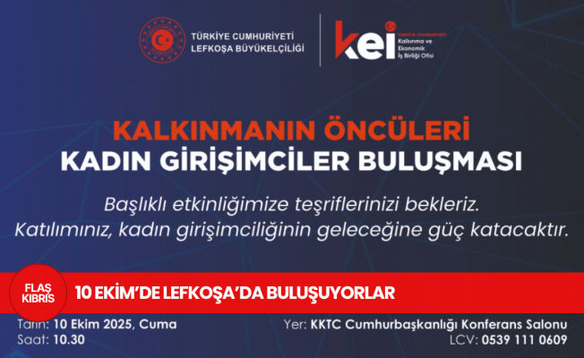 Kadın Girişimciler Buluşması 10 Ekim’de Lefkoşa’da gerçekleşecek