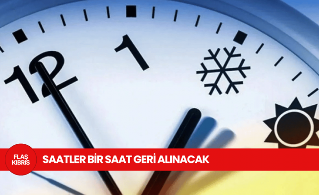 Kış saati uygulaması yarın sabah başlıyor Kış saati uygulaması yarın sabah başlıyor