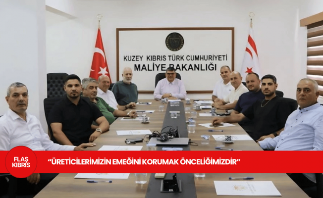 Özdemir Berova: Üreticilerimizin emeğini korumak önceliğimizdir