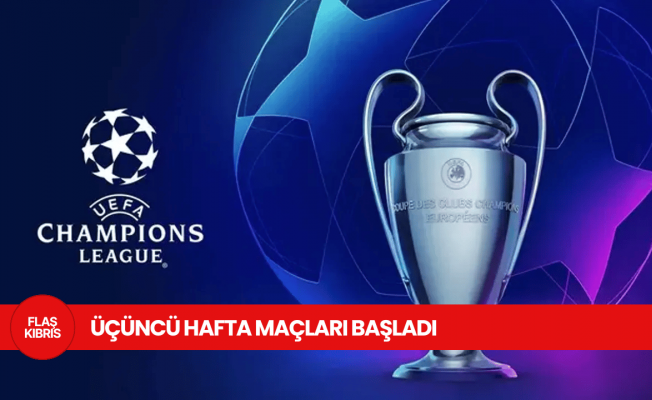 Şampiyonlar Ligi'nin üçüncü haftası 9 maçla başladı