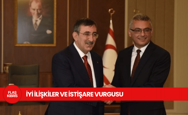 Tufan Erhürman ile Cevdet Yılmaz bir araya geldi Tufan Erhürman ile Cevdet Yılmaz bir araya geldi
