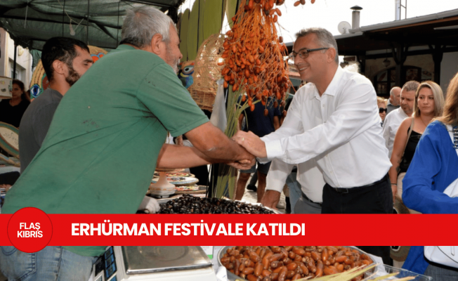 Cumhurbaşkanı Erhürman, 16. Lefke Hurma Festivali’ne katıldı