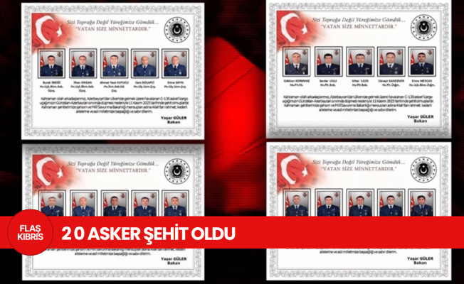 Düşen askeri kargo uçağında 20 asker şehit oldu