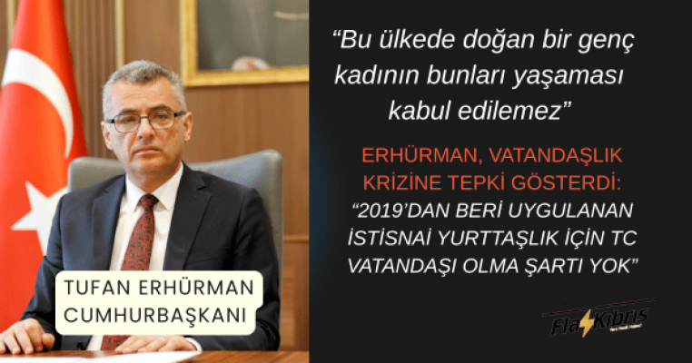 Erhürman: Yalnızca Cumhurbaşkanı olarak değil, bir Kıbrıslı Türk olarak büyük bir üzüntü duyuyorum, konunun takipçisiyim