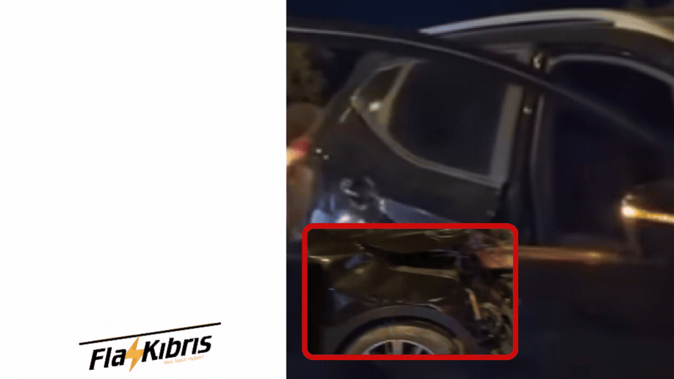 Girne-Lapta yolunda kaza!