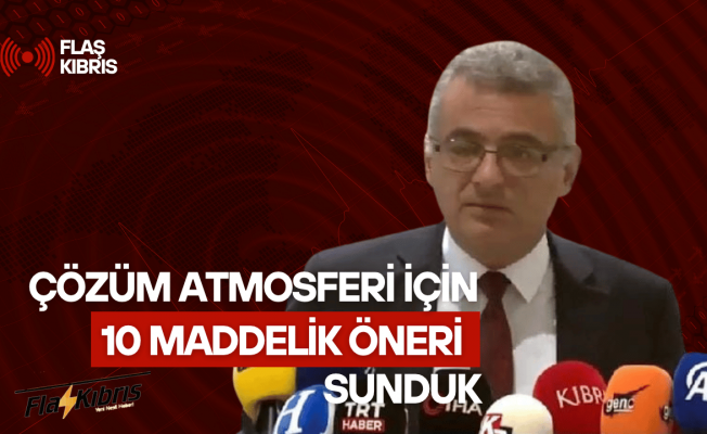 Erhürman: Kapsamlı müzakere için dört maddelik şart BM'ye sunuldu