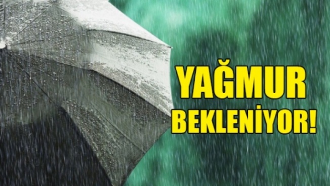 Perşembe ve cuma günleri yer yer yağmur bekleniyor