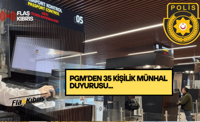 Polis Genel Müdürlüğü bünyesinde 35 kişilik bilgisayar operatörü münhali