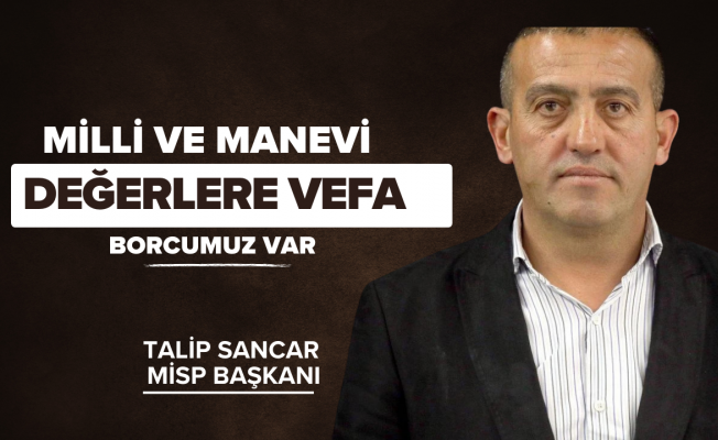 Talip Sancar’dan Öğretmenler Günü Mesajı