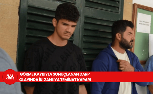 Tartıştıkları kişinin sol gözünde tamamen görme kaybına neden olan sanıklar teminatla serbest