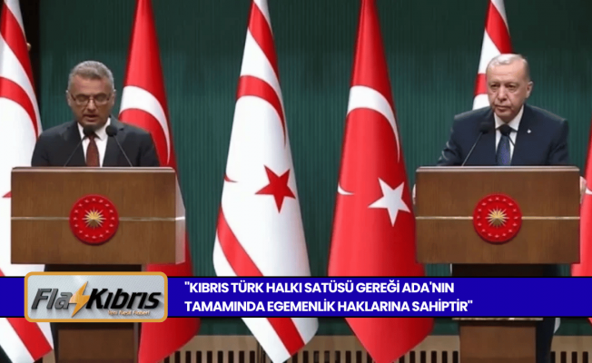 Tufan Erhürman: Kıbrıs Türk halkı Ada’nın tamamında egemenlik haklarına sahip